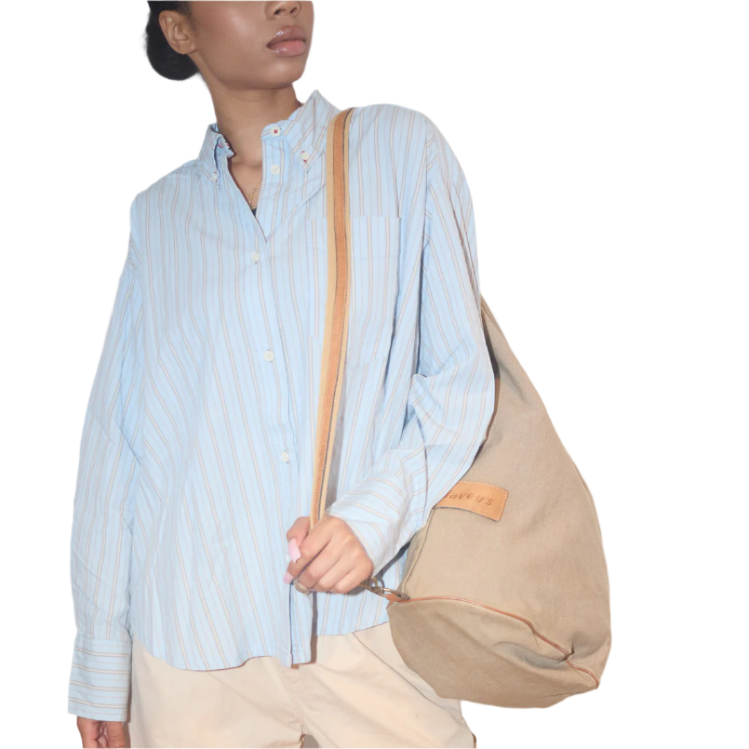 Vintage 1980s Drawstring Duffle Bag