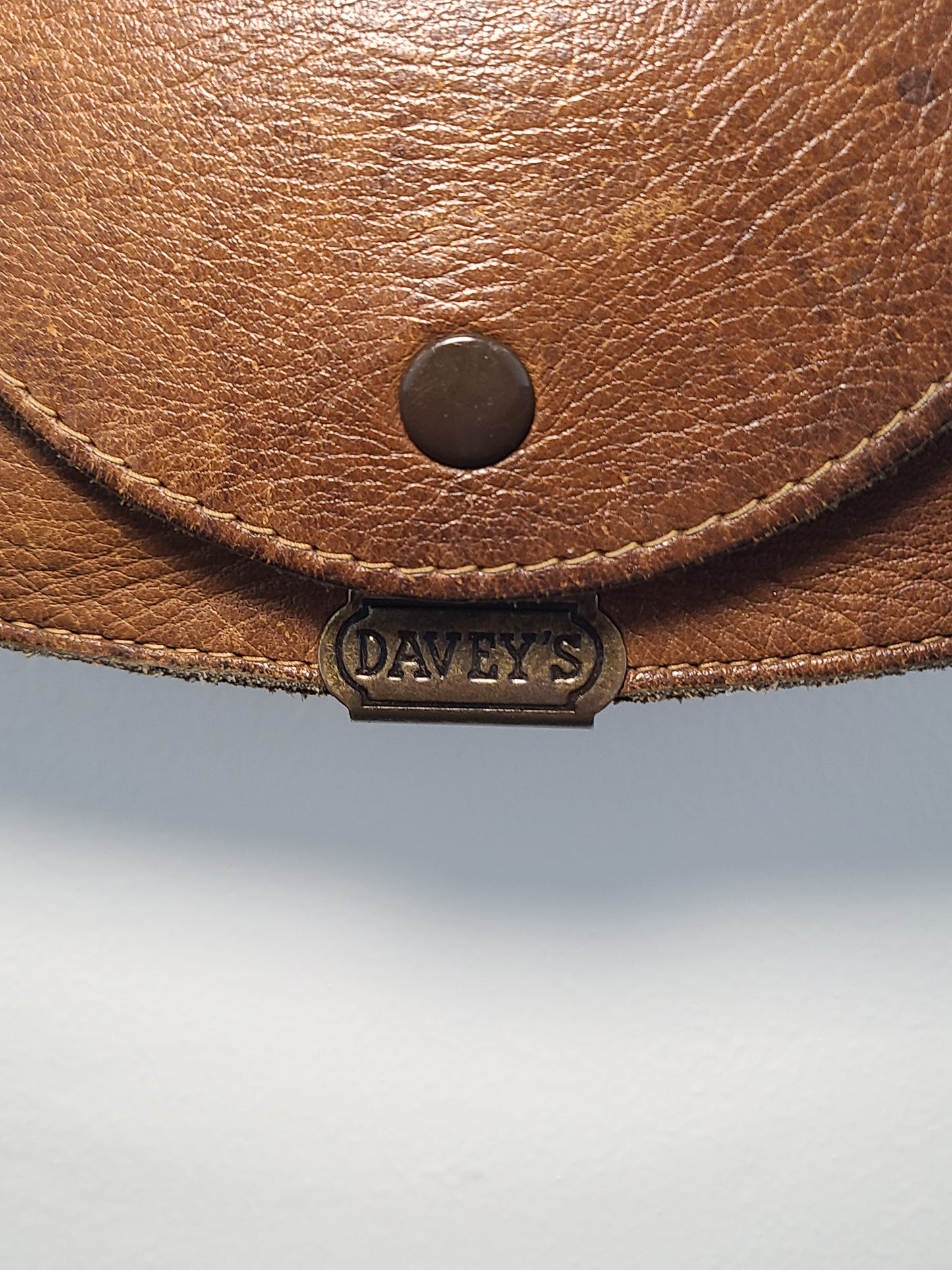 Vintage 1980s Leather Mini Crossbody Pouch