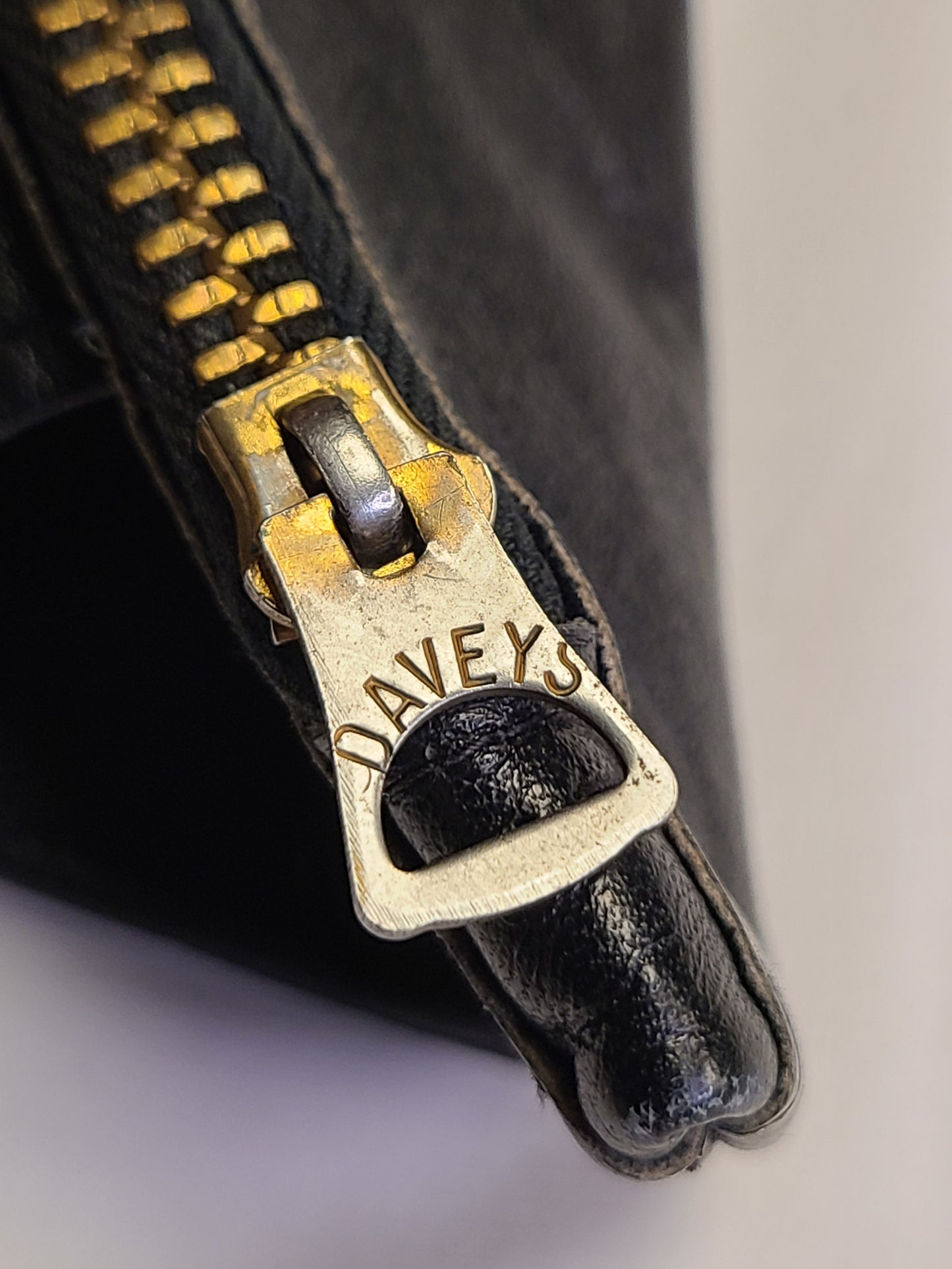 Vintage Davey's Leather Owl Tote