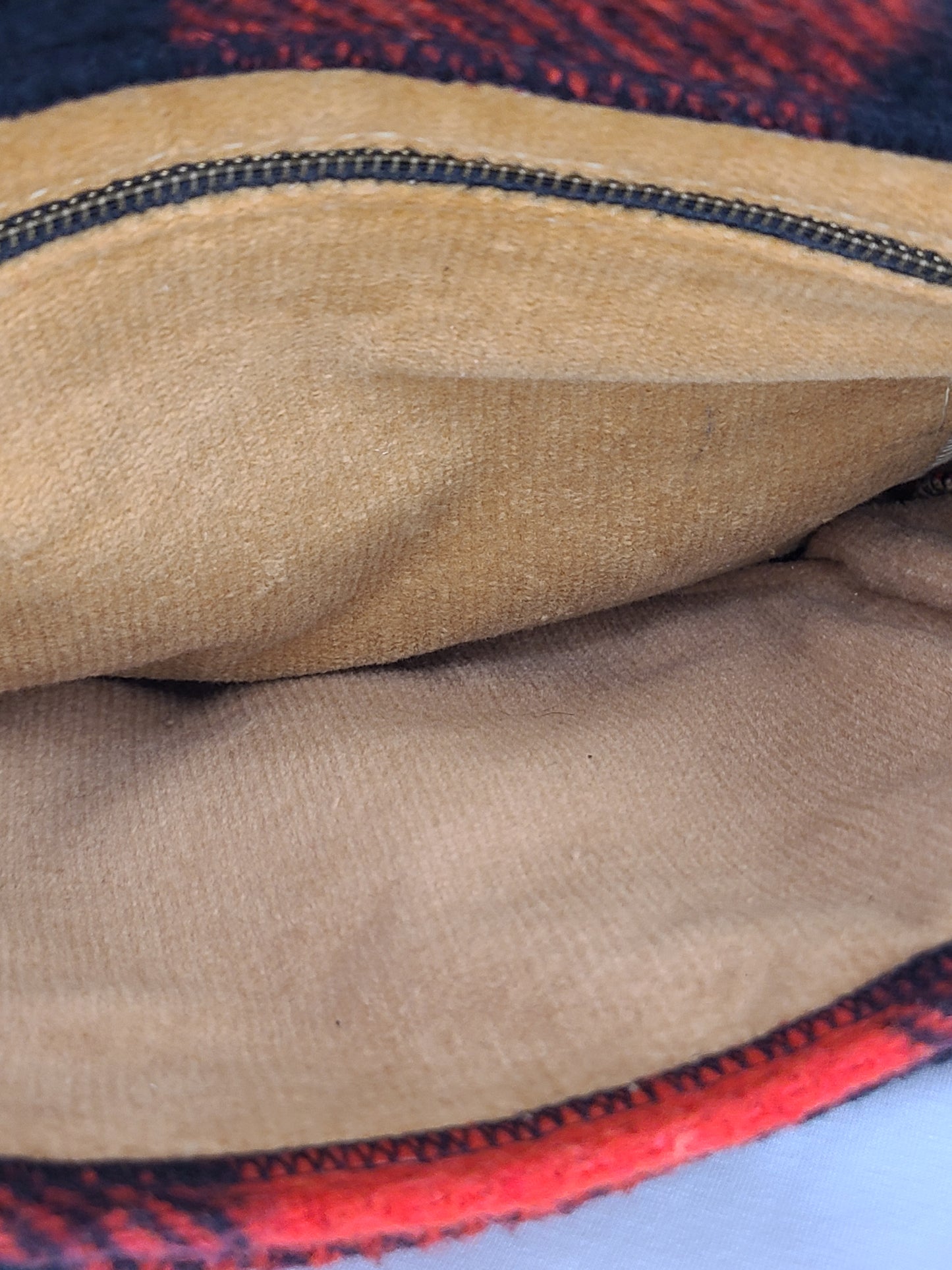 Vintage Buffalo Plaid Shoulder Bag