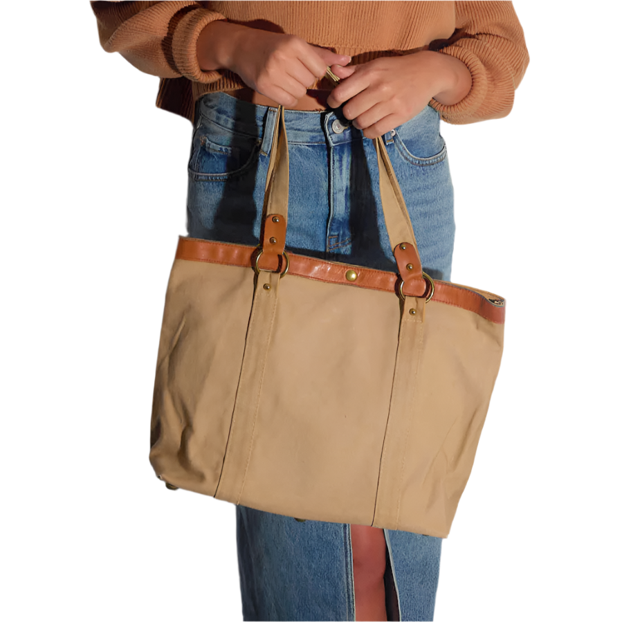 Vintage 1970s Canvas Tote Bag