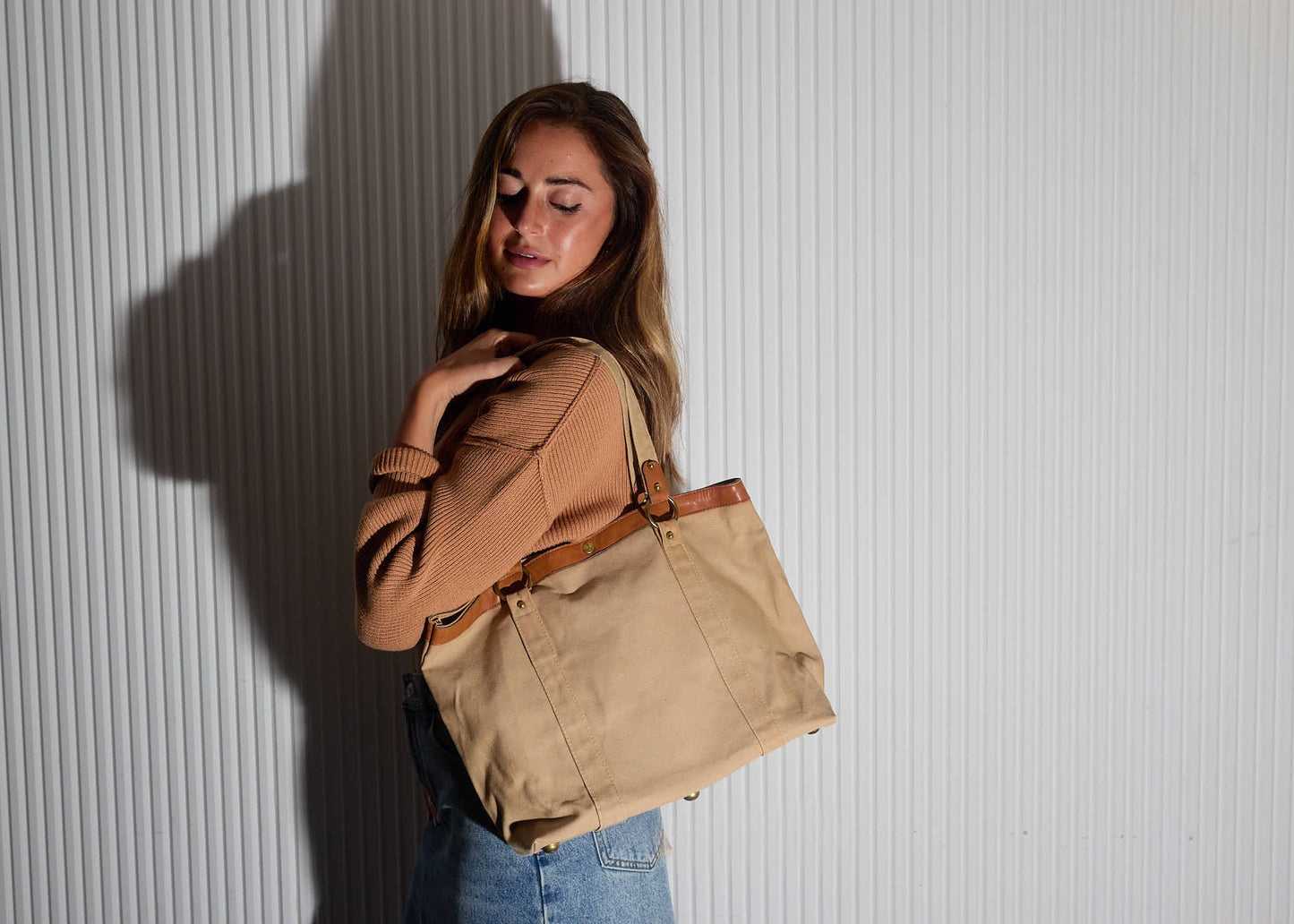 Vintage 1970s Canvas Tote Bag