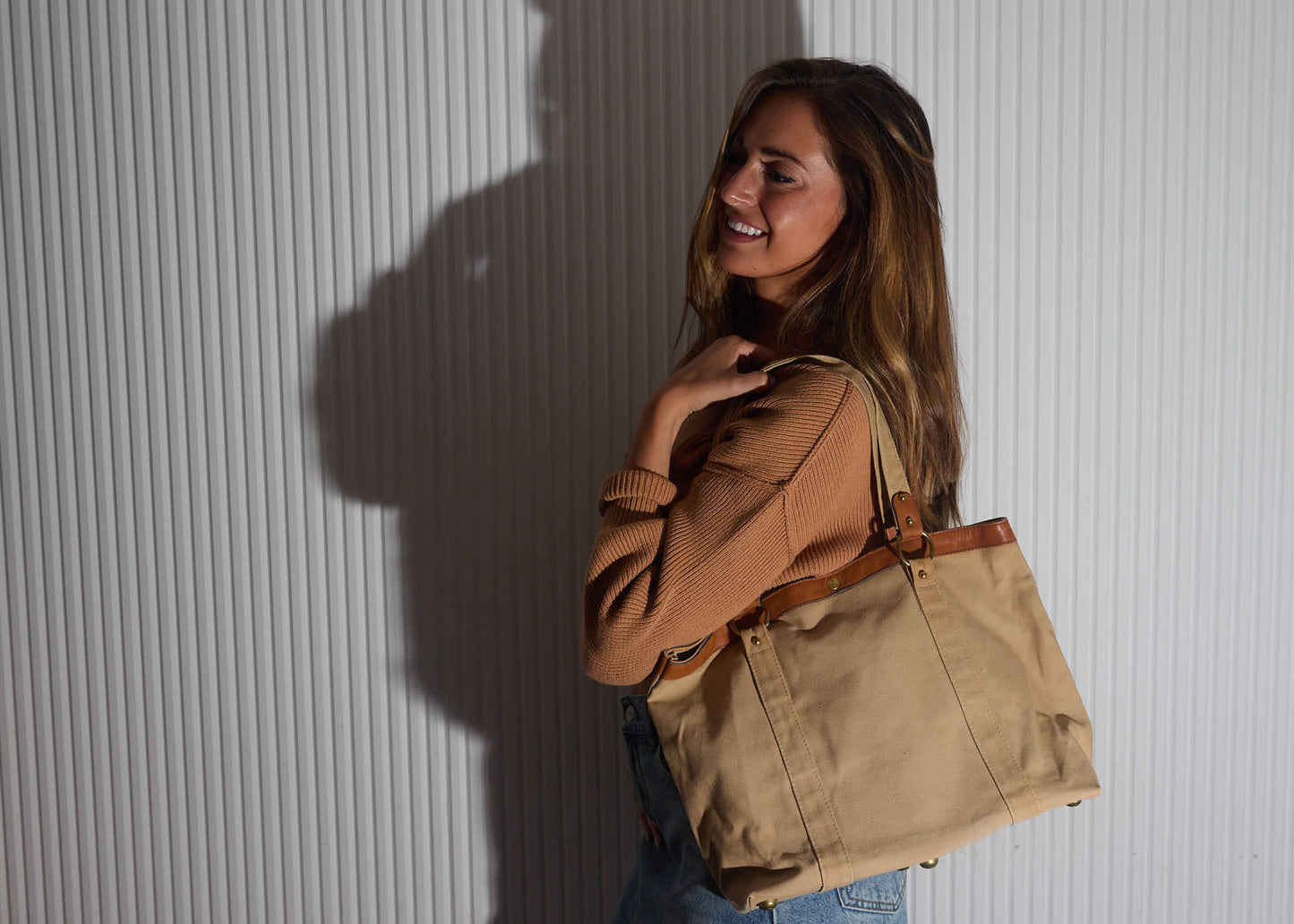 Vintage 1970s Canvas Tote Bag
