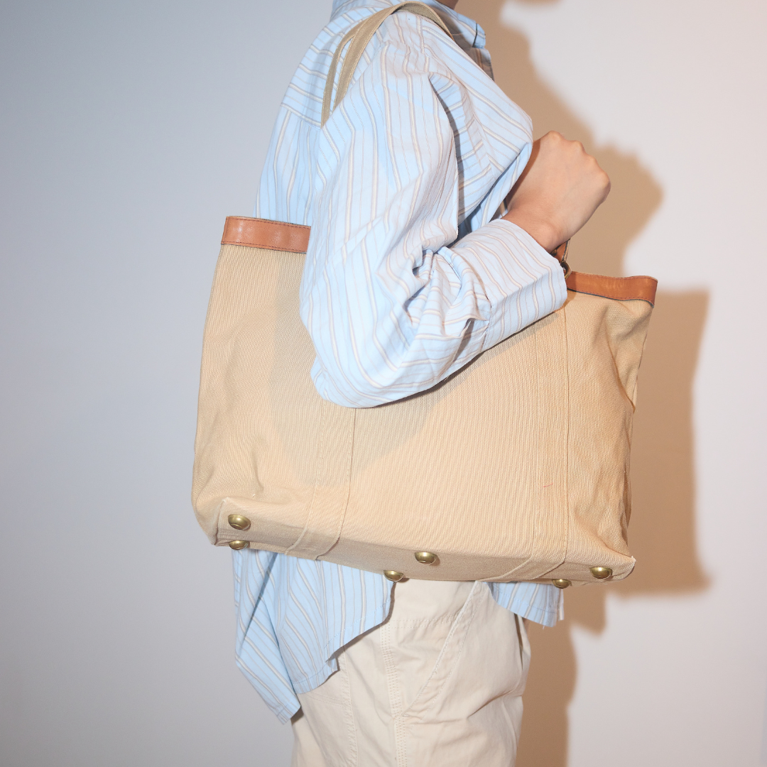 Vintage 1970s Canvas Tote Bag