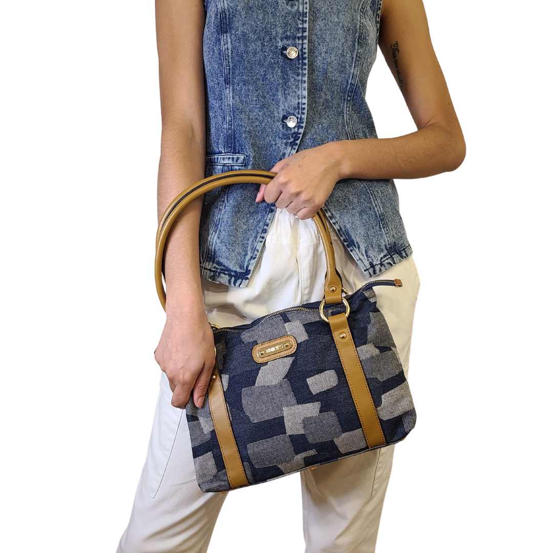 Small Tote - Patchwork Denim