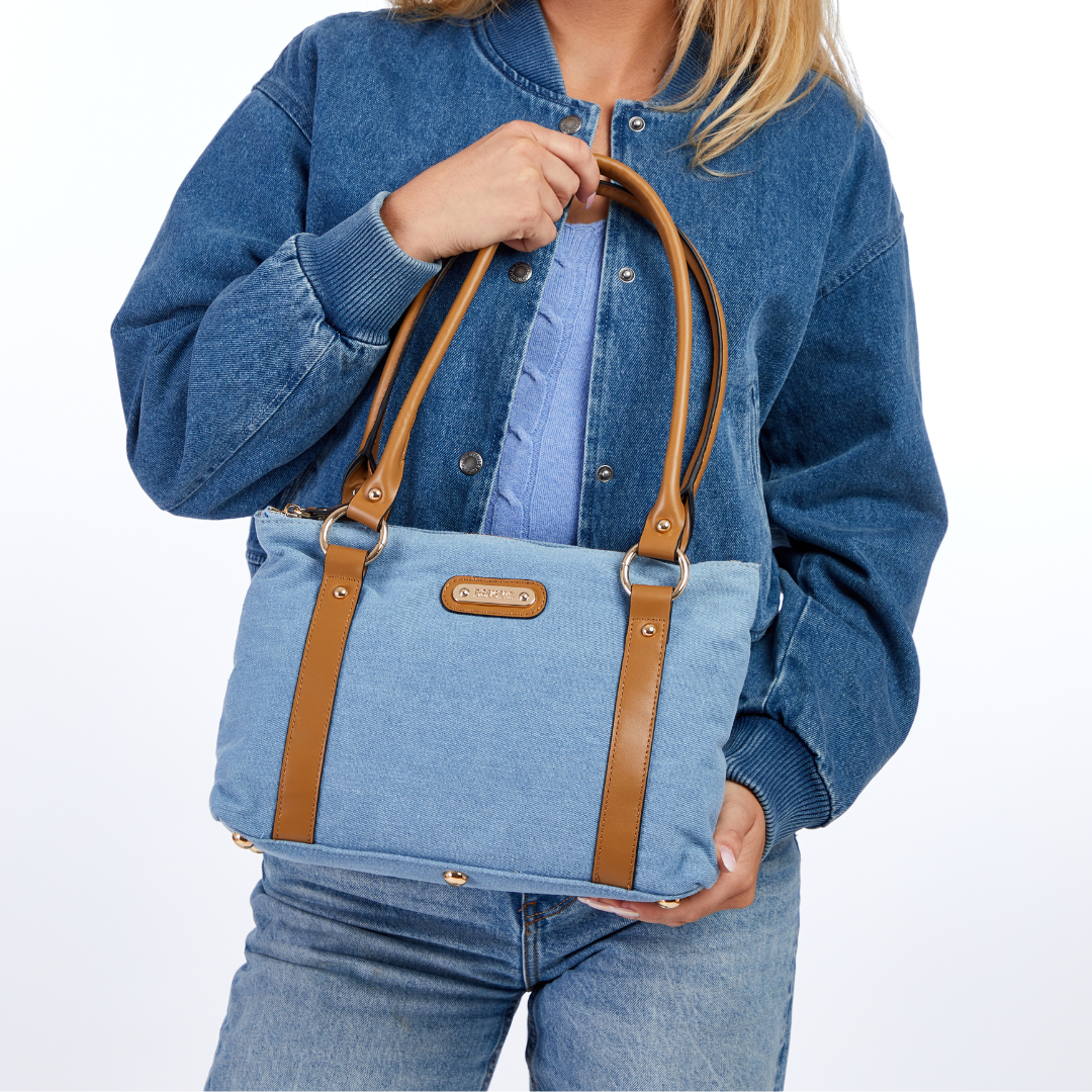Small Tote - Blue Denim
