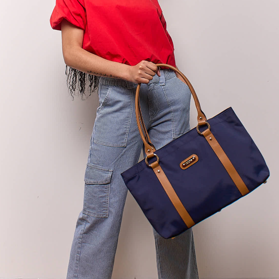 Large Tote - Navy