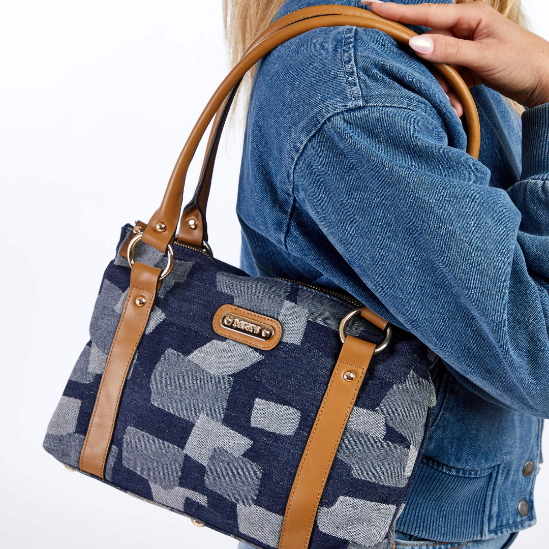 Small Tote - Patchwork Denim