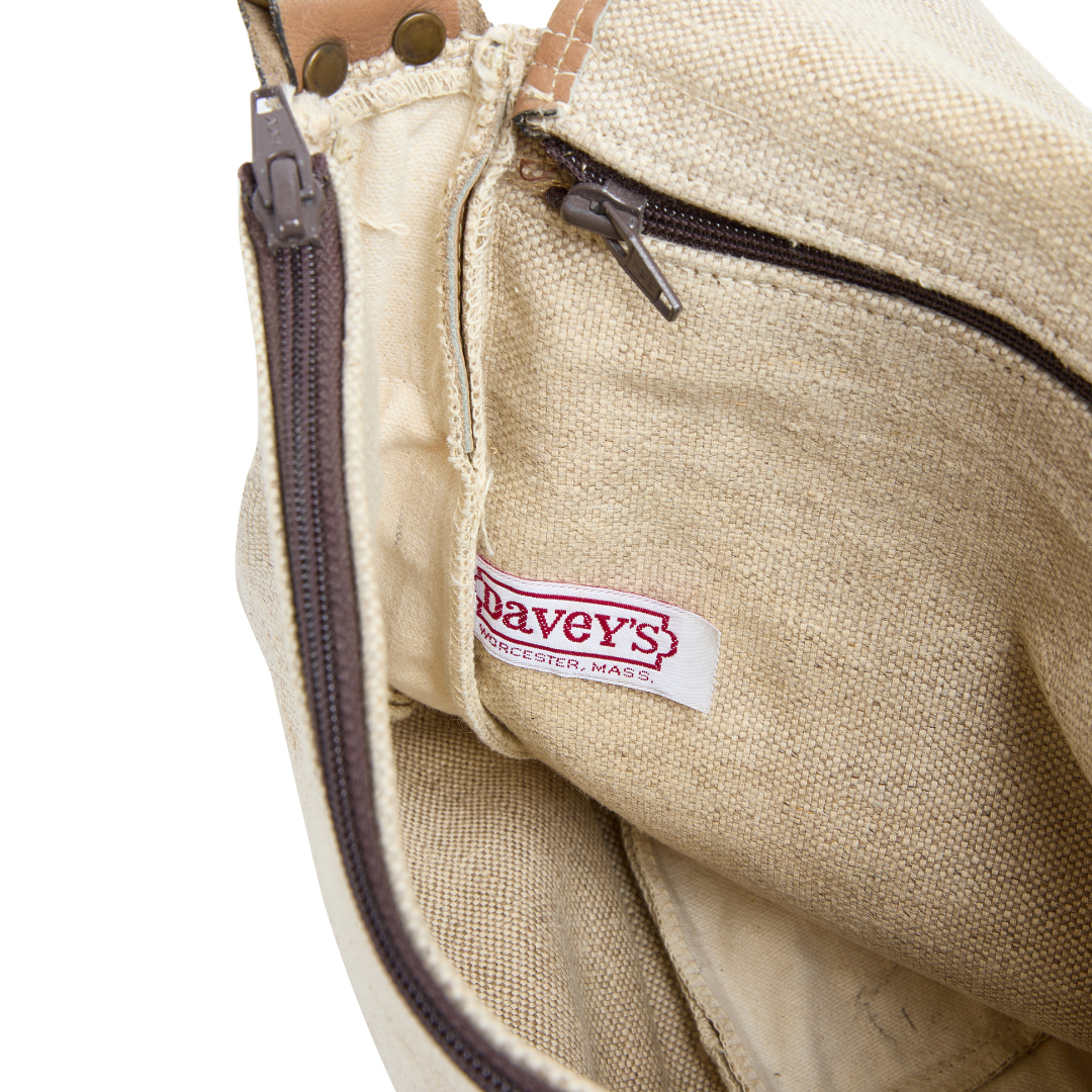 Vintage 1970s L.L. Bean Tan Hopsack Bag