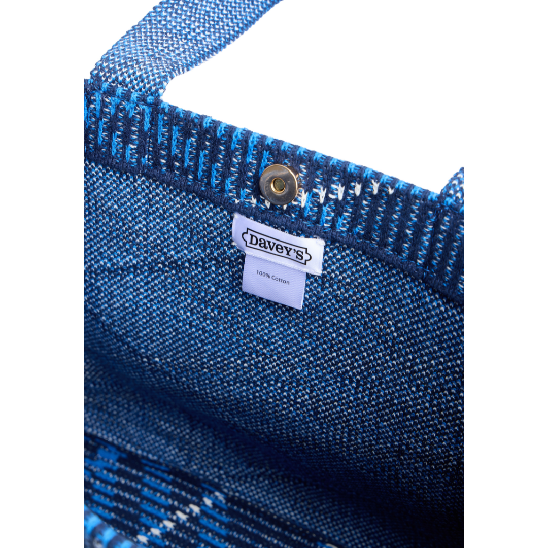 Front Street Tote - Plaid Sweater Knit Bag