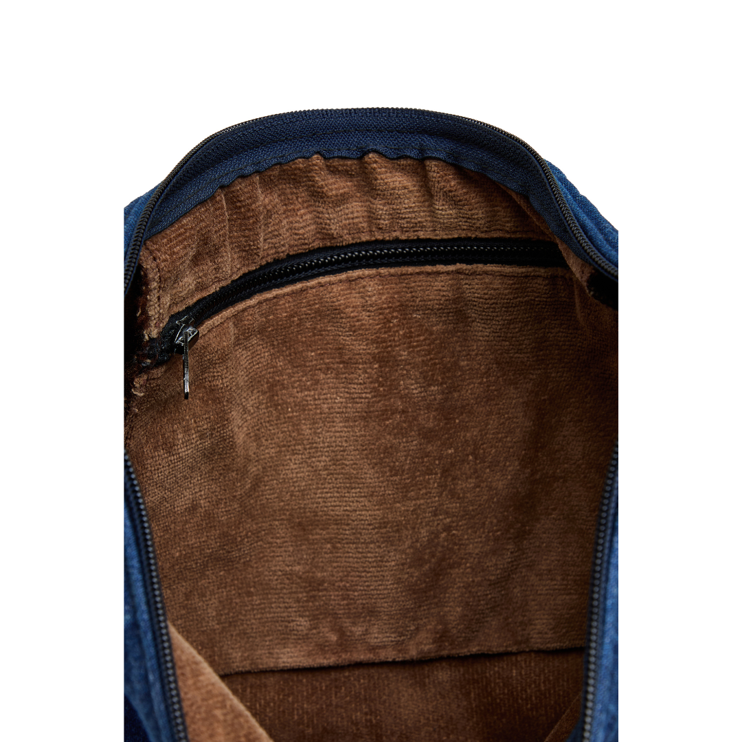 Vintage 1970s Denim Hobo Bag