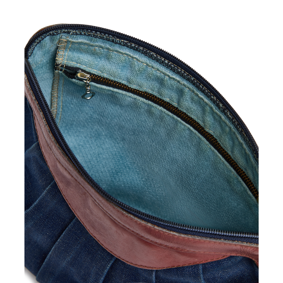 Vintage 1970s Denim Shoulder Bag