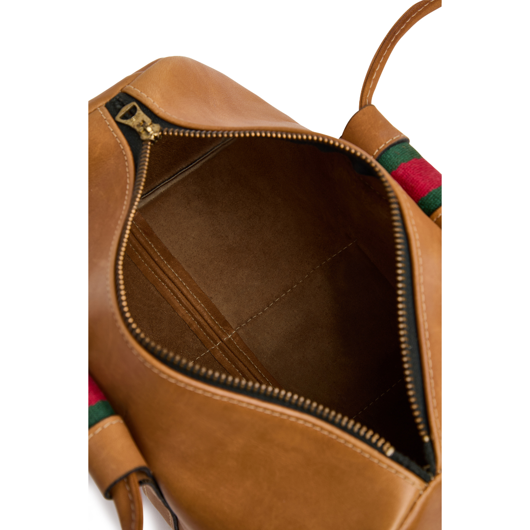 Vintage 1960s Leather Satchel