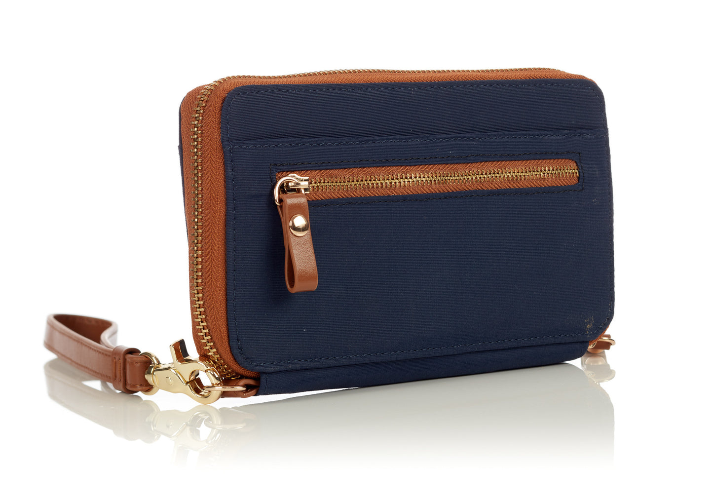 Continental Wristlet Wallet - Houndstooth