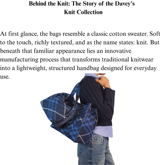 Behind the Knit: The Story of the Davey's Knit Collection