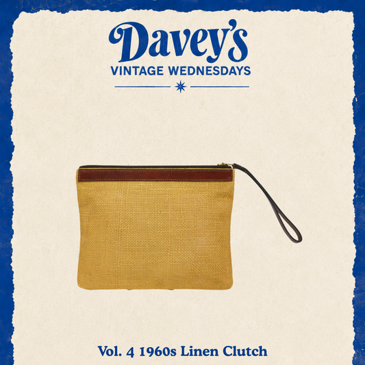 Vintage Wednesdays Vol. 4: 1960s Linen Clutch