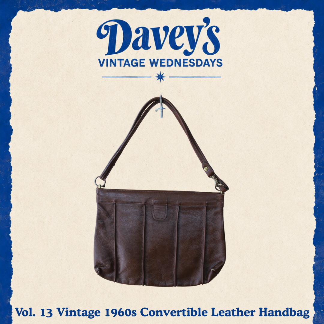 Vintage Wednesdays: Vol. 13 1960s Convertible Leather Handbag