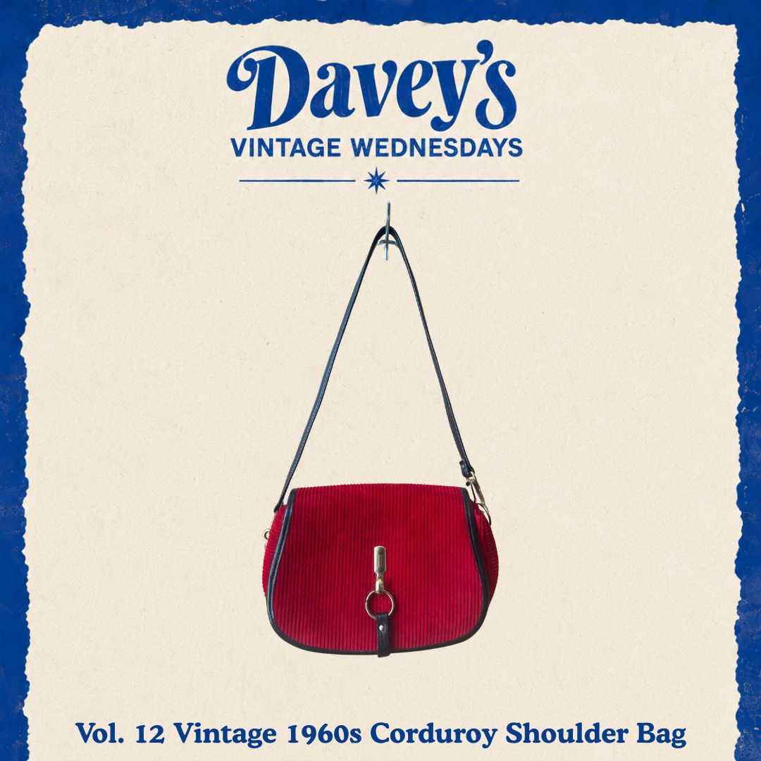 Vintage Wednesdays: Vol 12 Vintage 1960s Corduroy Shoulder Bag
