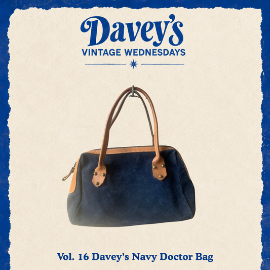 Vintage Wednesdays: Vol. 16 Davey's Navy Doctor Bag