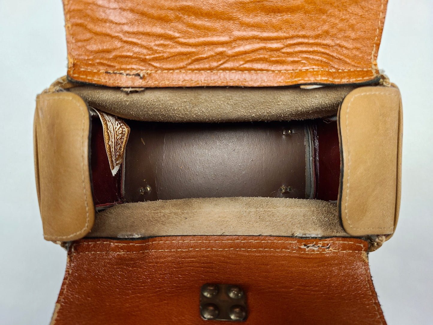 Vintage 1960s Mini Leather Box Bag