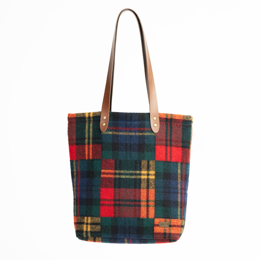 The Signature Tote | Crazy Plaid