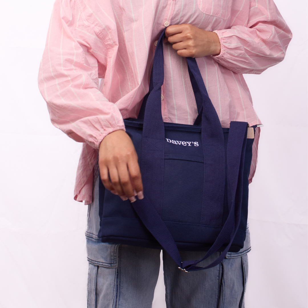 Canvas Tote Bag - Navy