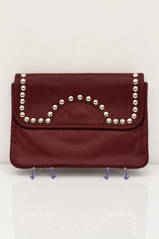 Vintage 1960s UP.CRAFTED Leather Clutch