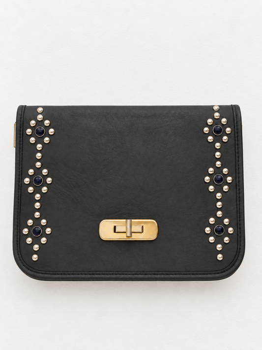 Vintage 1980s UP.CRAFTED Leather Clutch