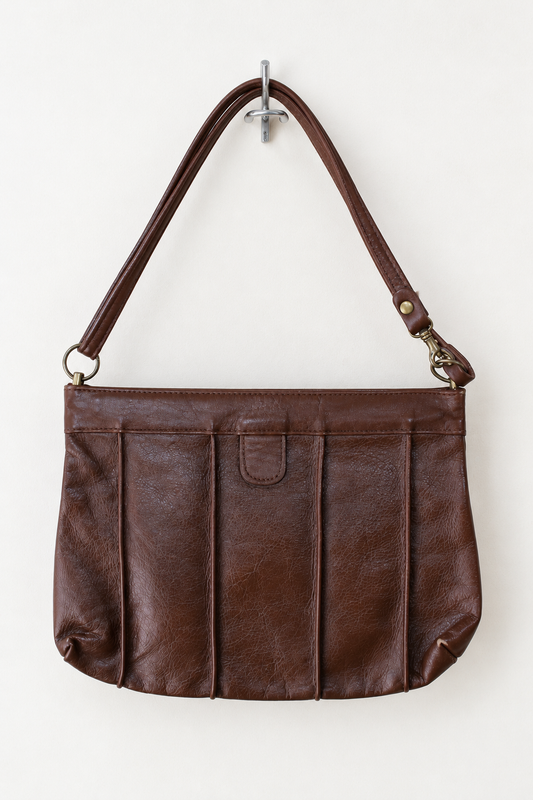 Vintage 1960s Convertible Leather Handbag