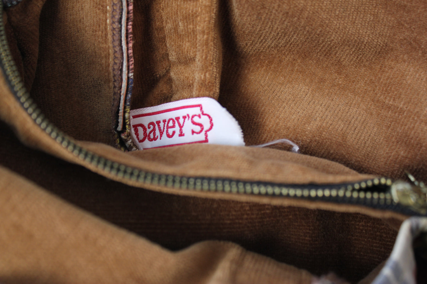 Vintage 1980s Madras Plaid Shoulder Bag
