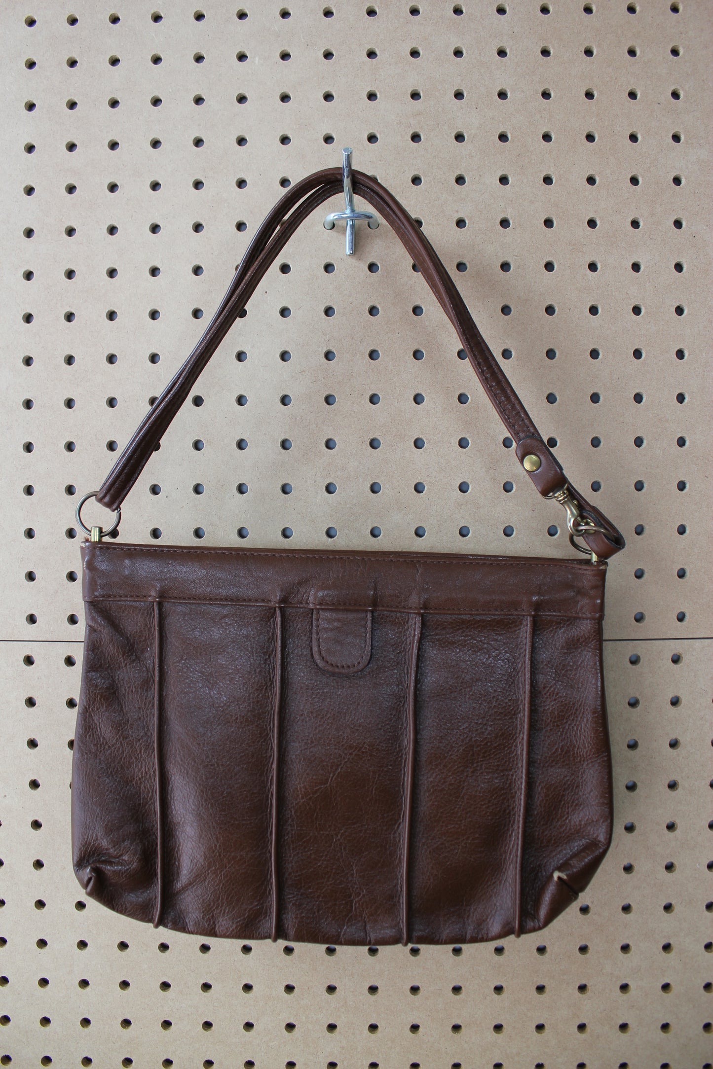 Vintage 1960s Convertible Leather Handbag