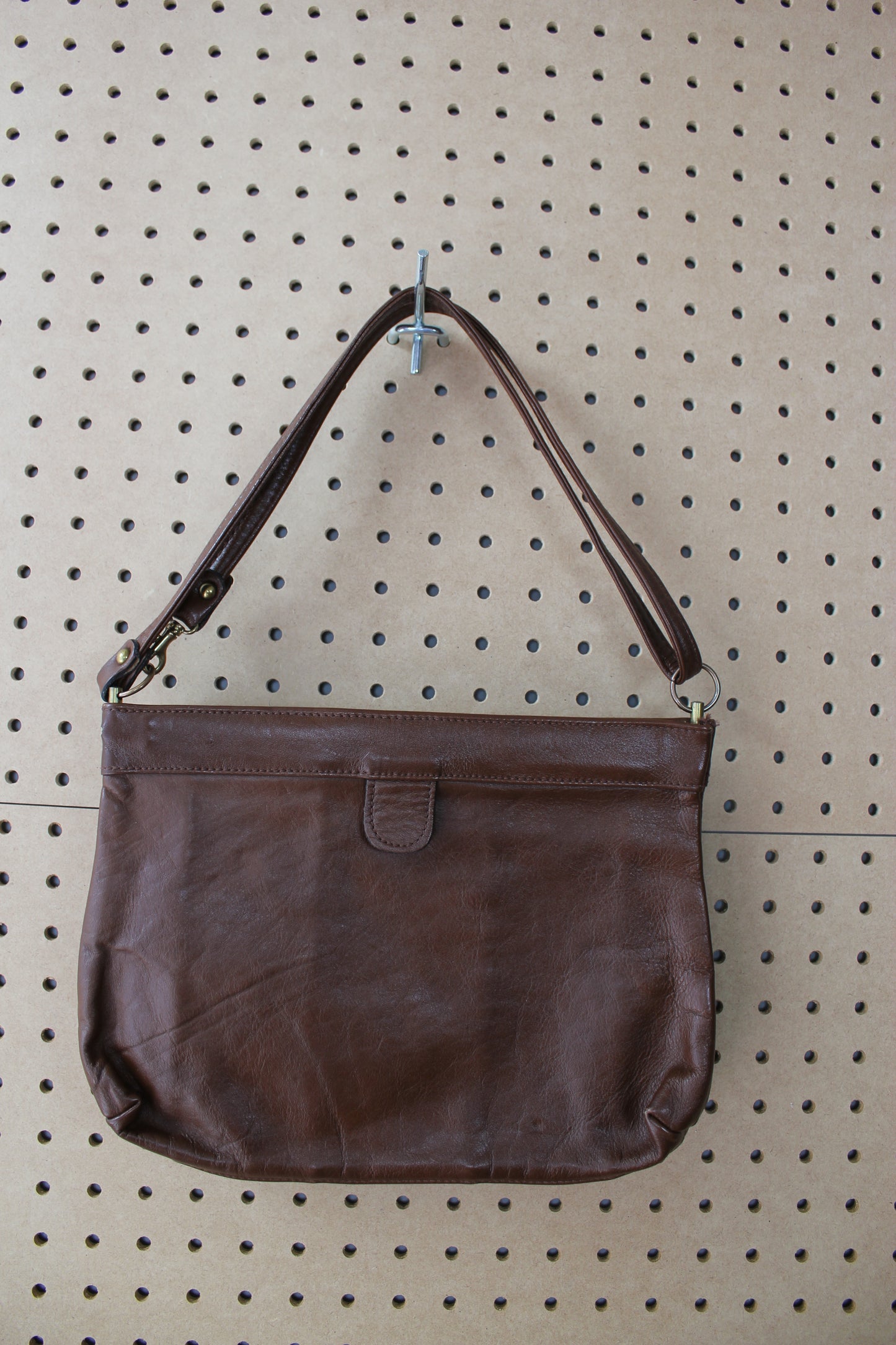 Vintage 1960s Convertible Leather Handbag