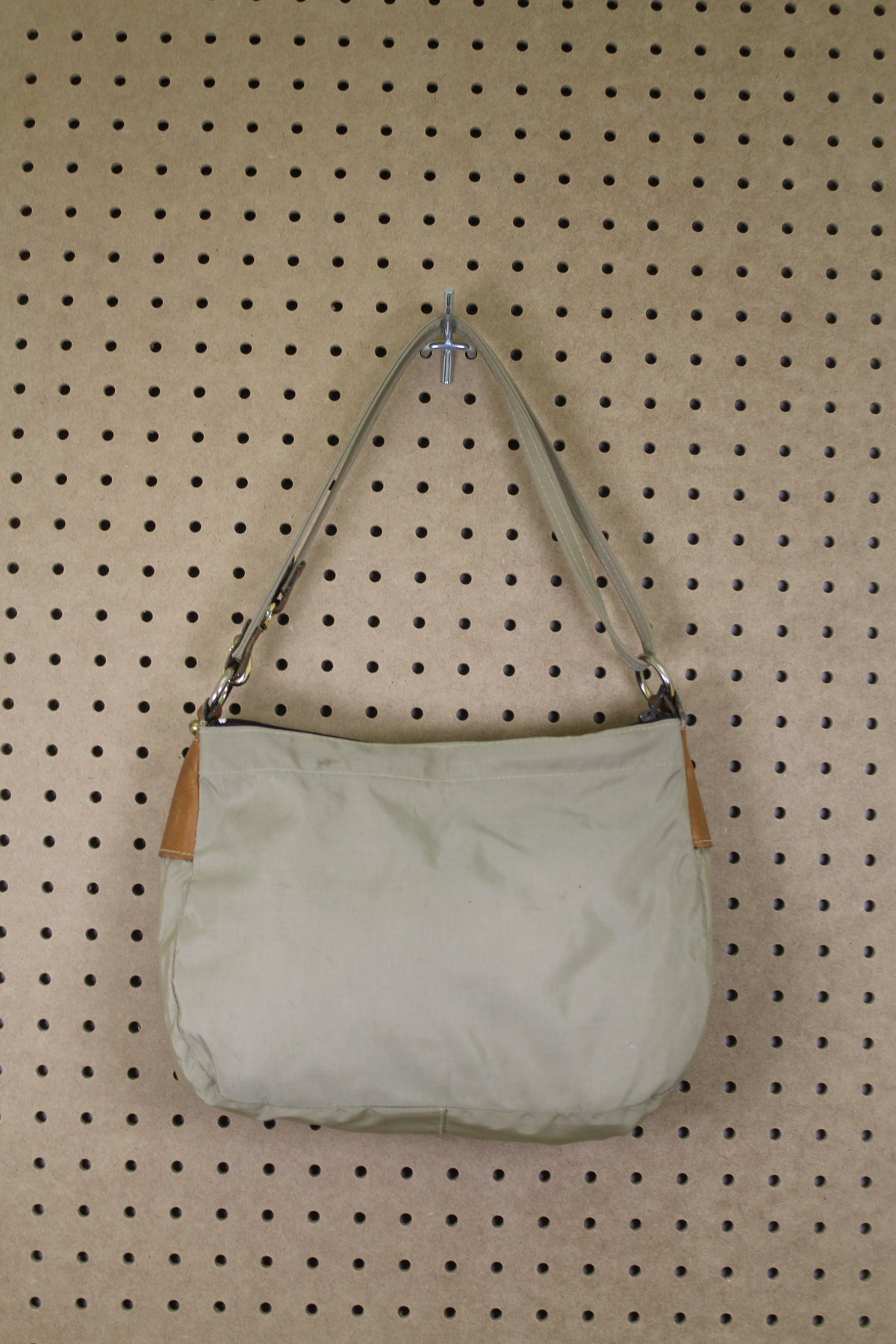Vintage 1980s Tan Nylon Maine Bag