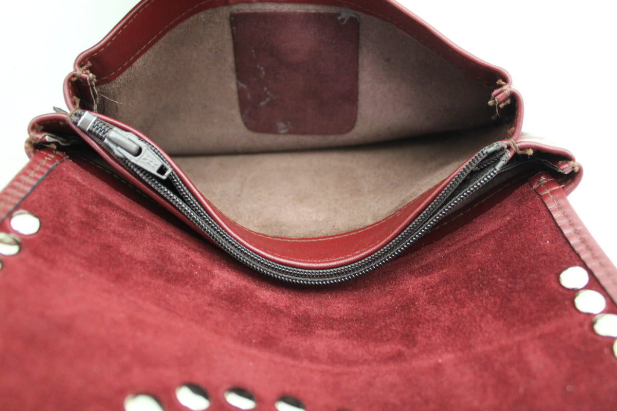 Vintage 1960s UP.CRAFTED Leather Clutch