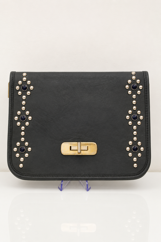 Vintage 1980s UP.CRAFTED Leather Clutch