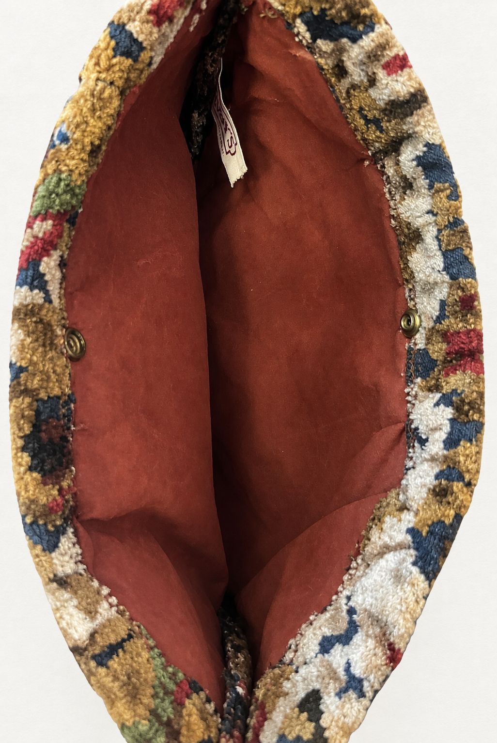 Vintage 1970s Tapestry Carpet Shoulder Bag