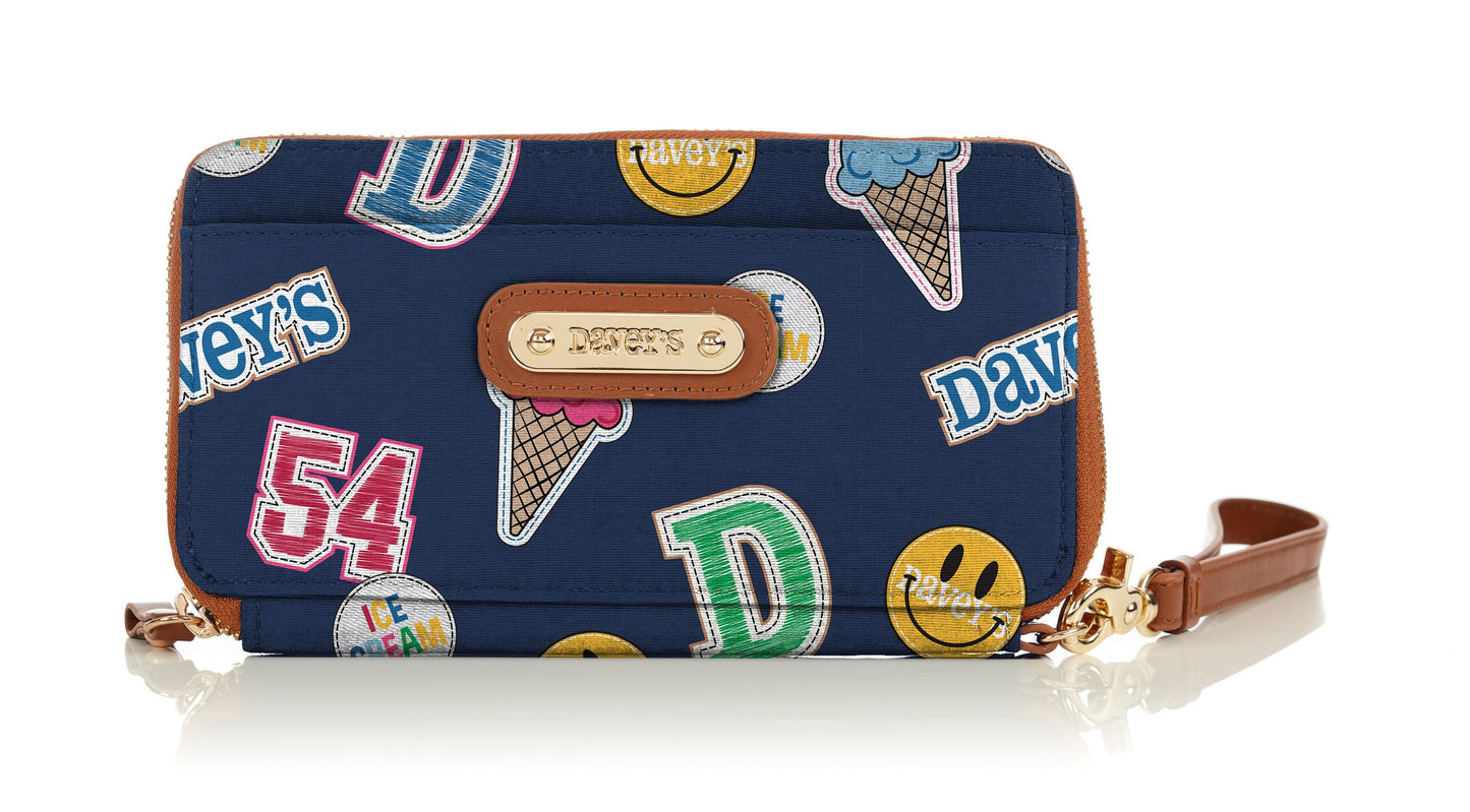 Continental Wristlet Wallet - Ice Cream