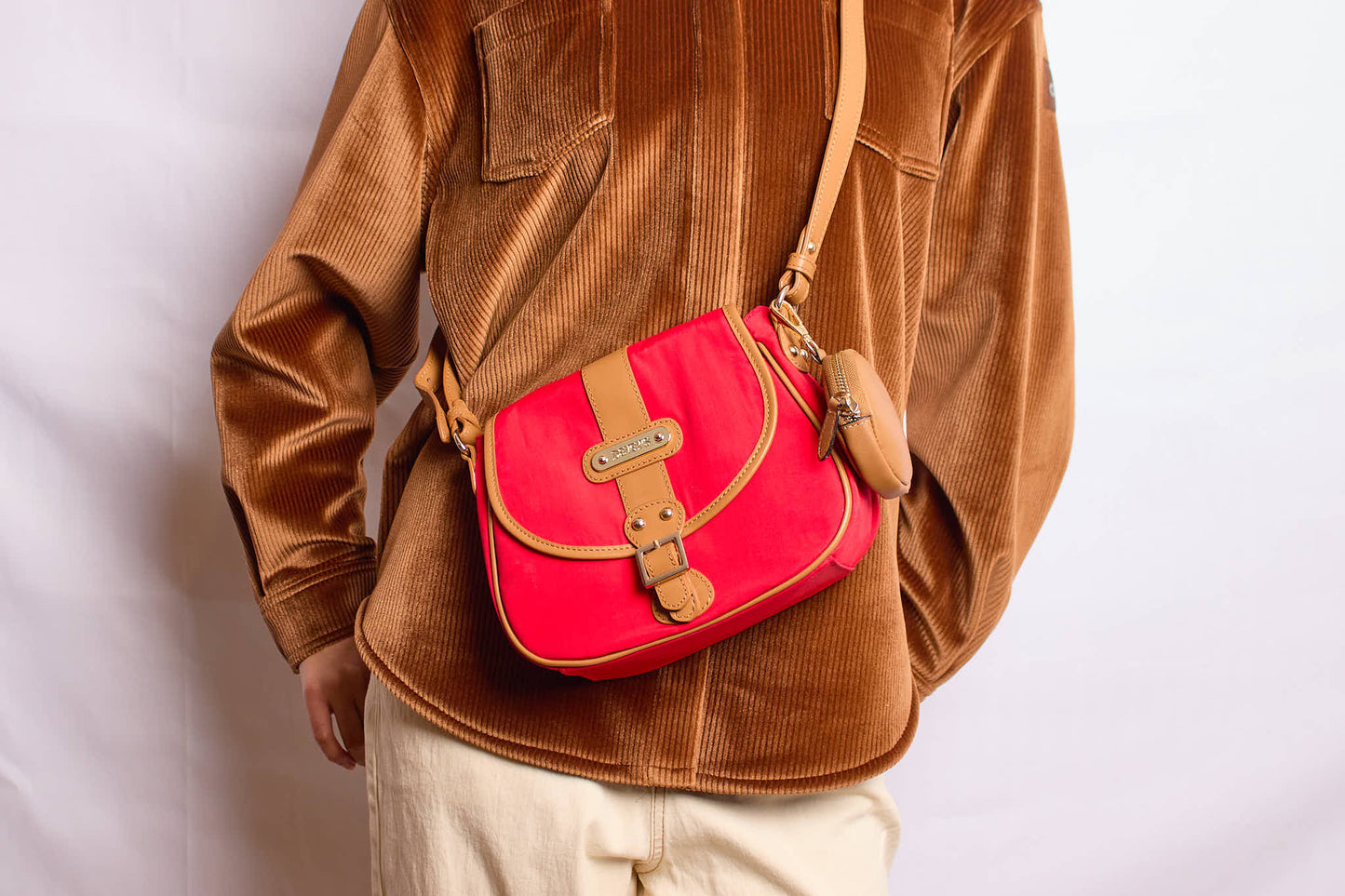 Crossbody Saddlebag - Red