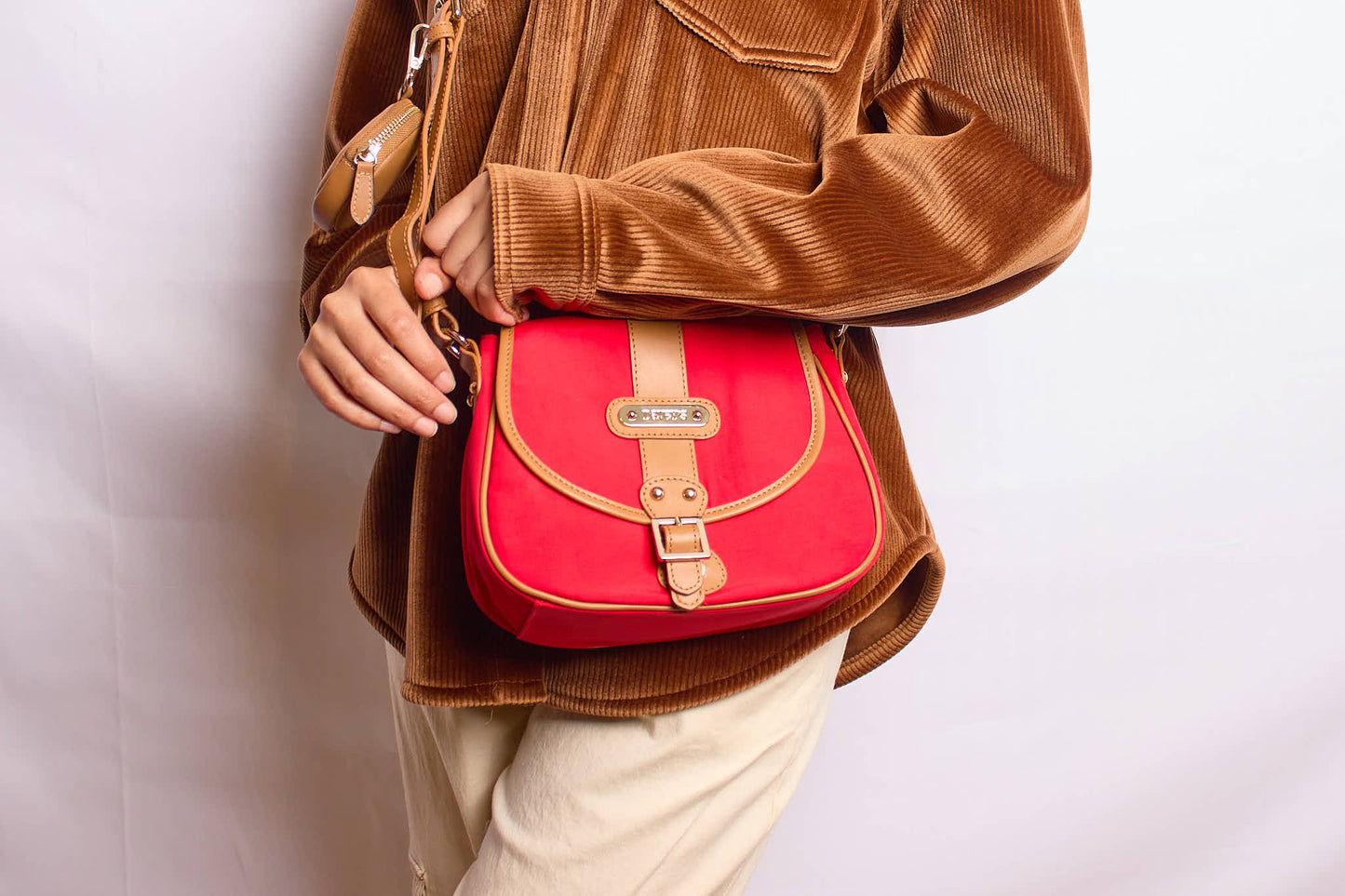 Crossbody Saddlebag - Red