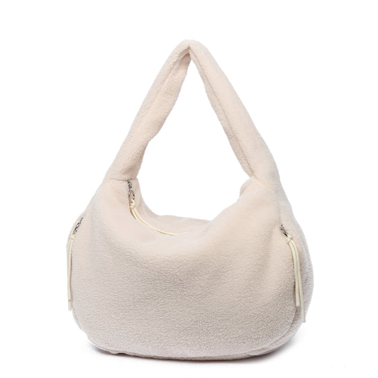 Sherpa Tote Carryall - Ivory