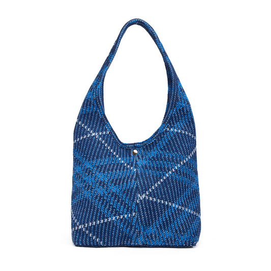 Franklin Plaid Sweater Knit Shoulder Bag