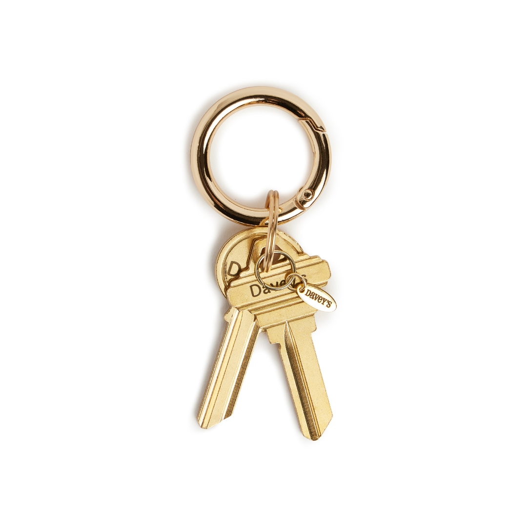 Davey's Keys Bag Charm - Round Clip