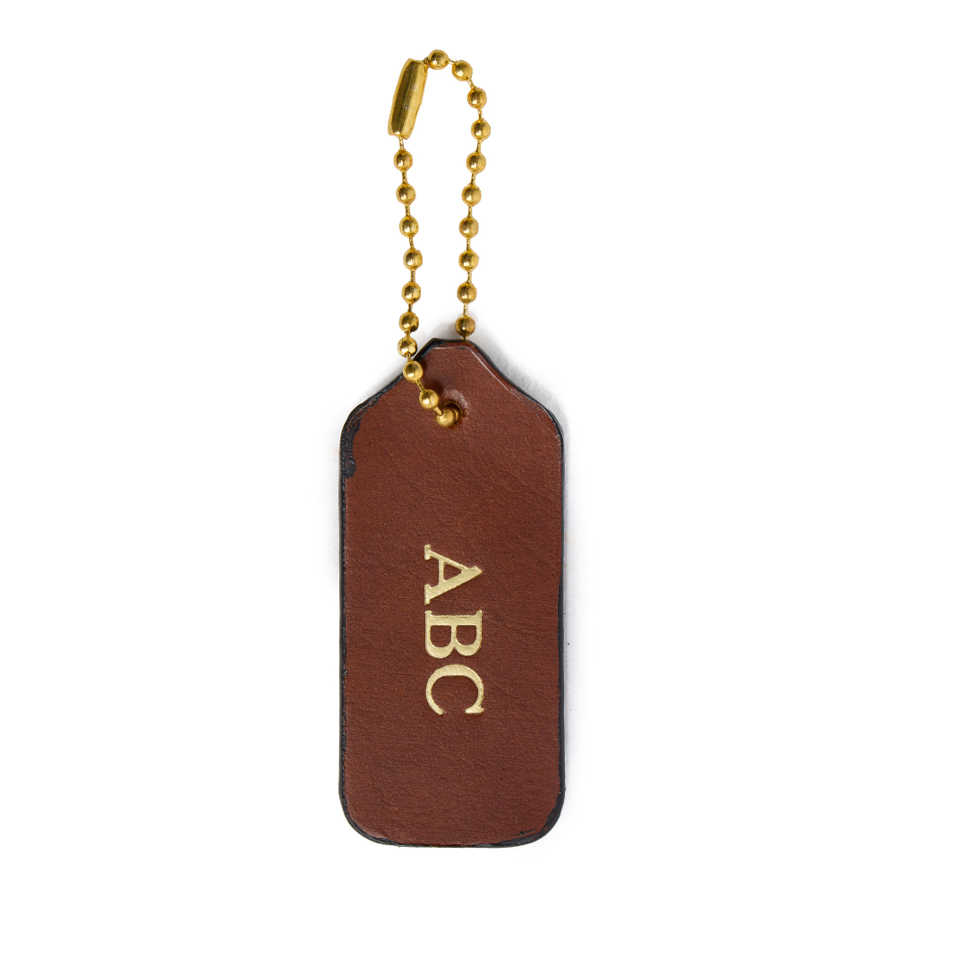 Leather Monogram Tag