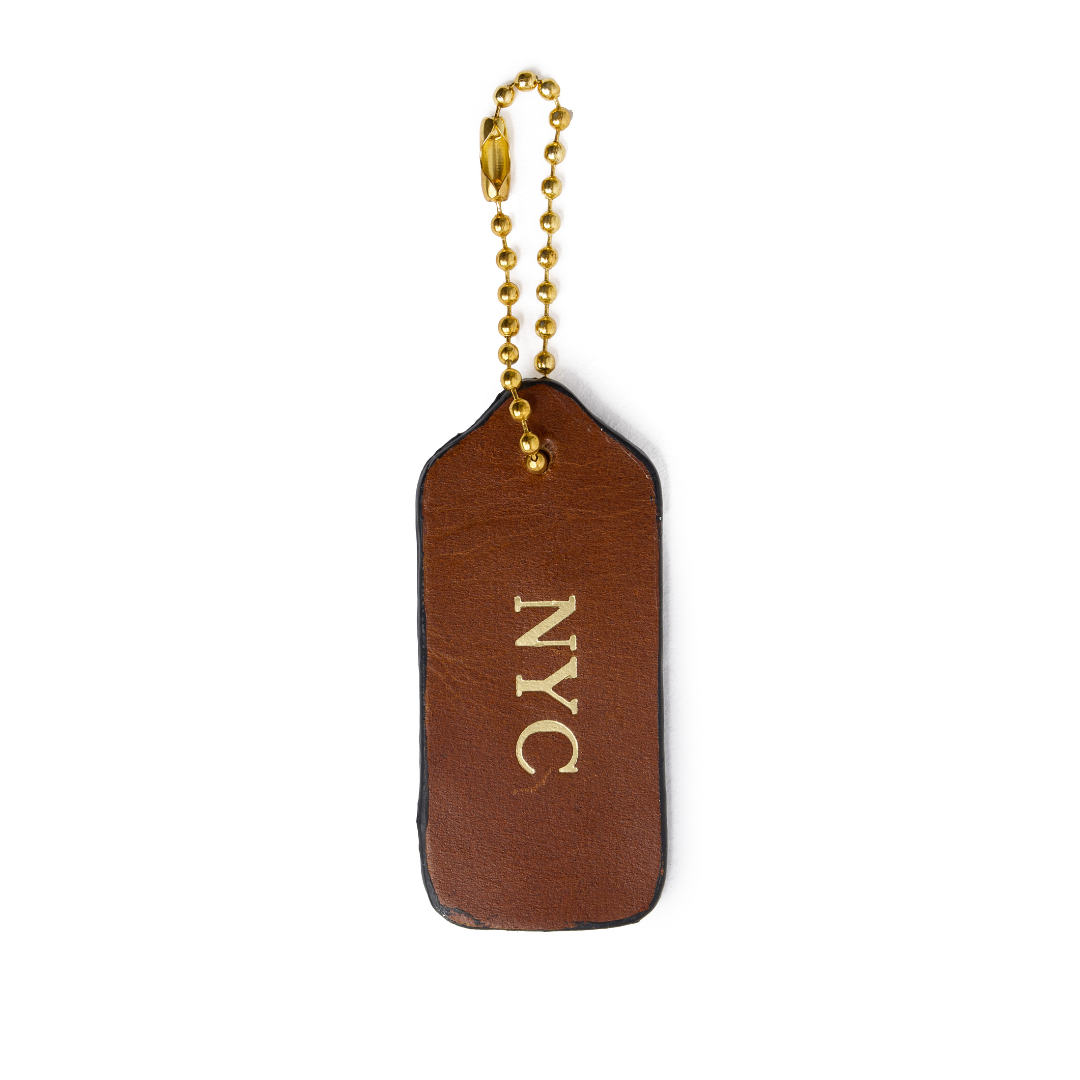 Leather Monogram Tag