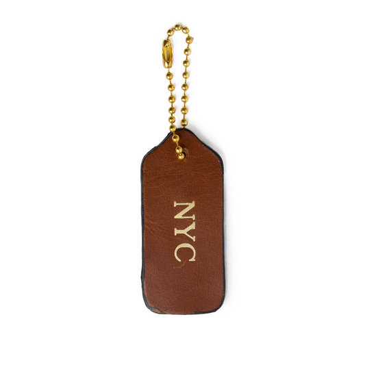 Leather Monogram Tag