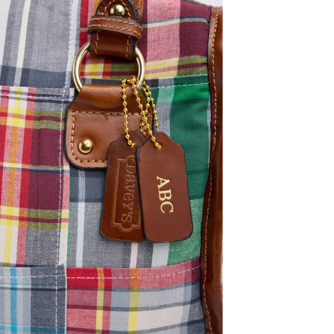 Leather Monogram Tag