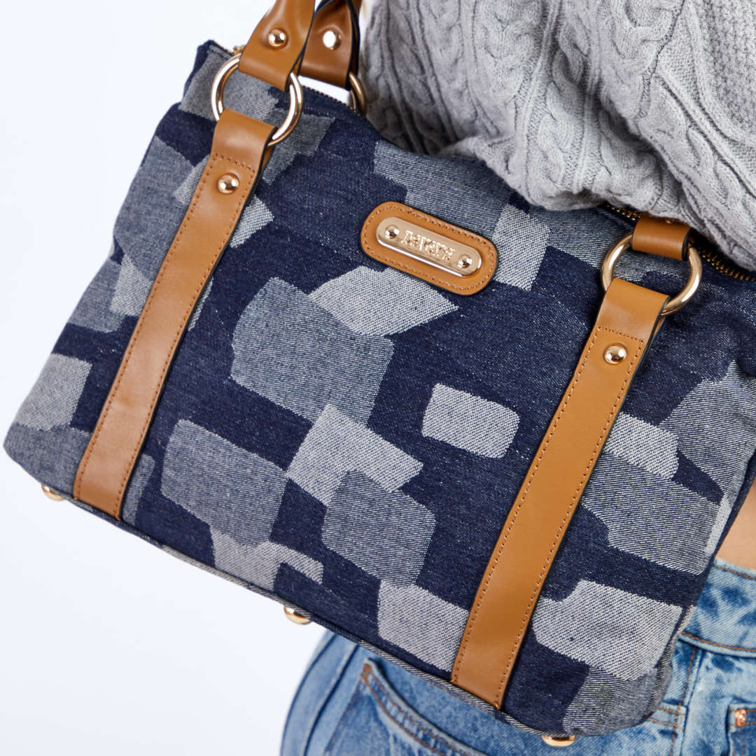 Small Tote - Patchwork Denim