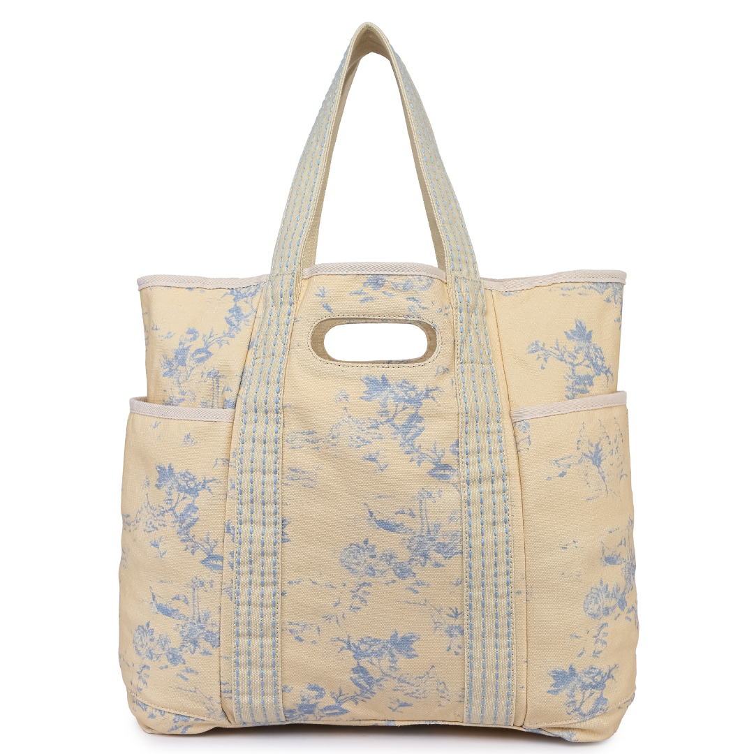 Toile Canvas Tote - Light Blue