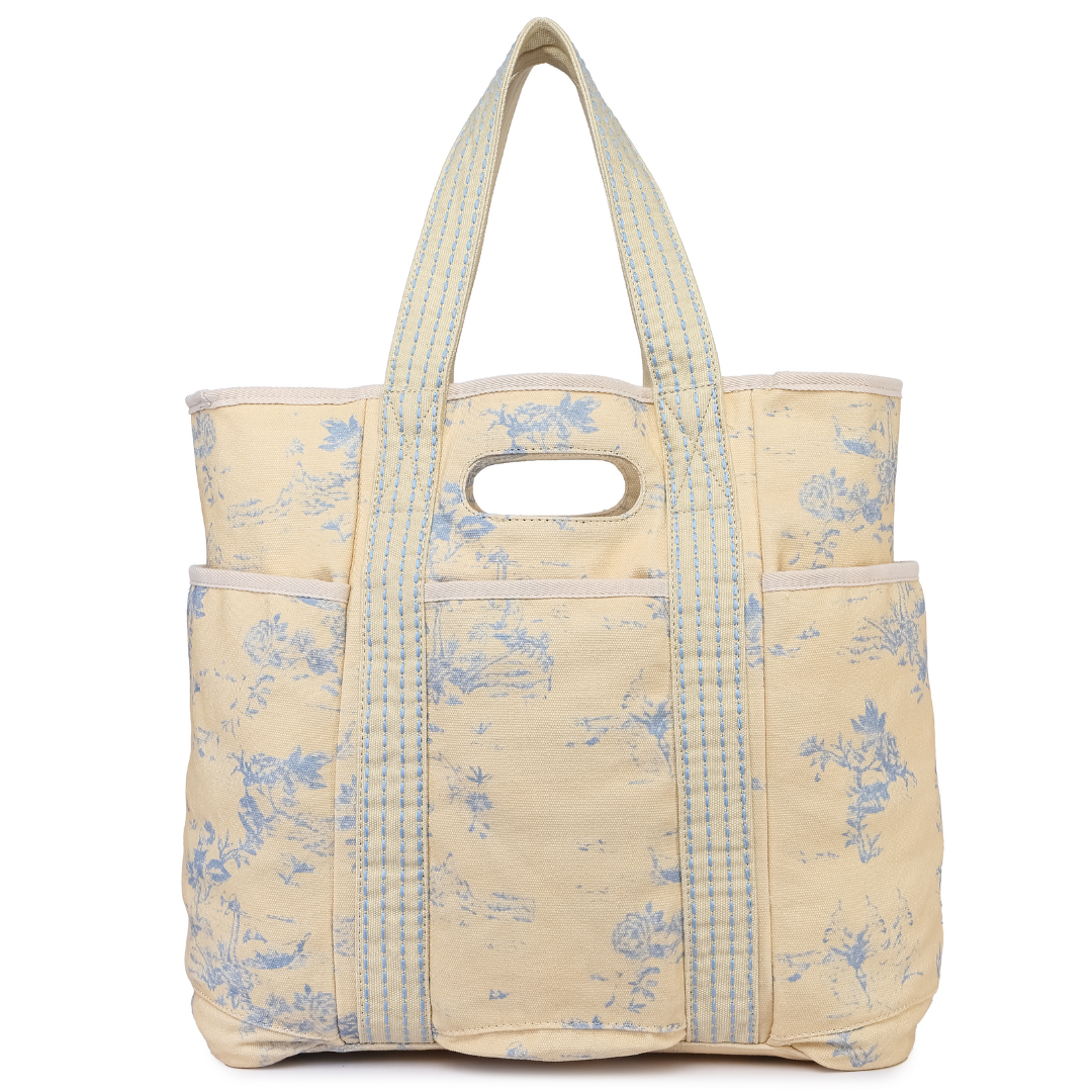 Toile Canvas Tote - Light Blue