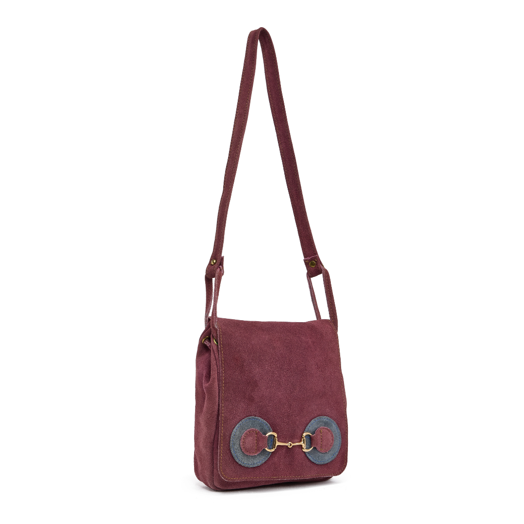 Vintage 1960s Suede Shoulder Bag
